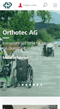 Mobile Screenshot of orthotec.ch