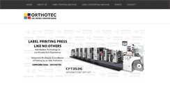 Desktop Screenshot of orthotec.com.tw